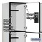 Salsbury Industries 3 Tier Designer Locker, 54"Wx76"Hx18"D, 9 Door, Gray 18-23368GRY - alternate 8